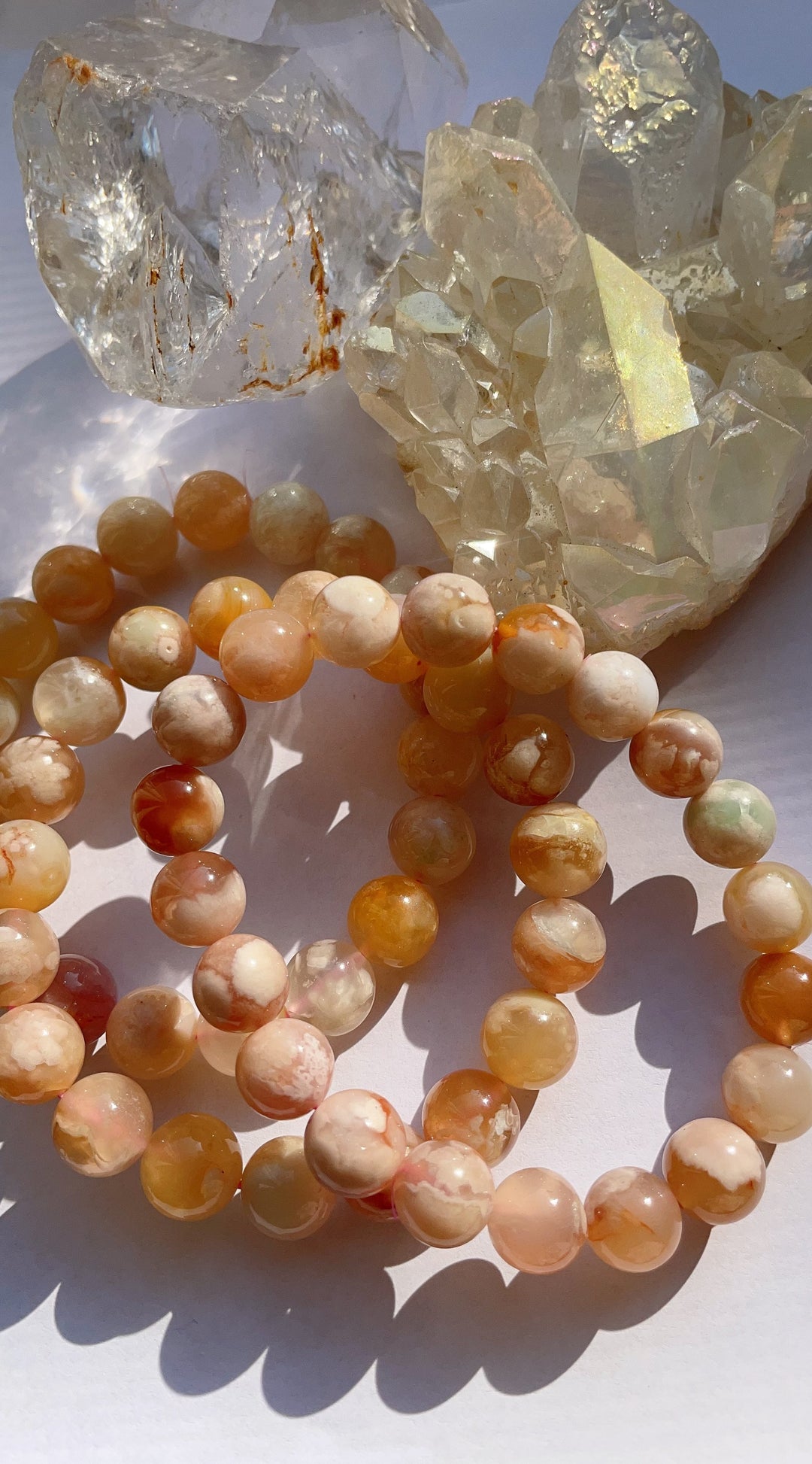 Agate Flower Agate Bracelet