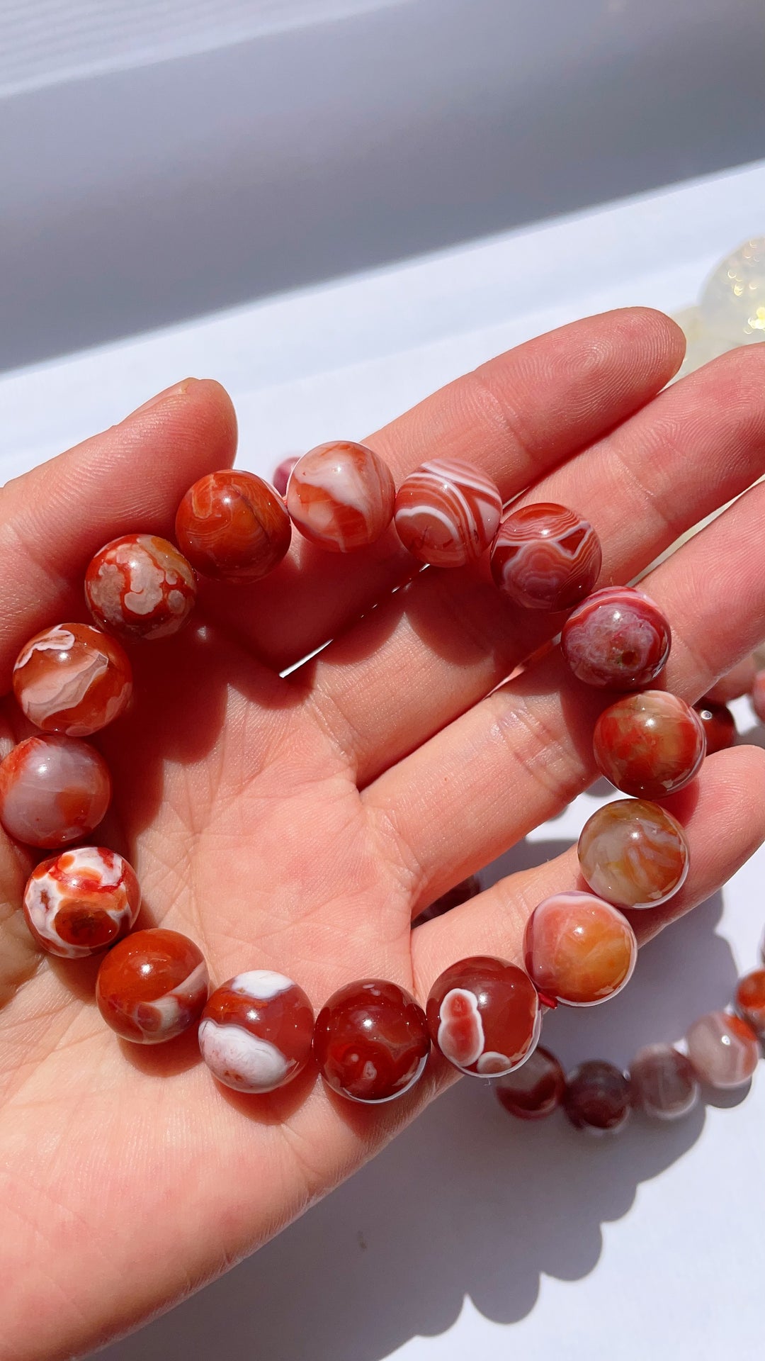 Banded Carnelian Bracelet