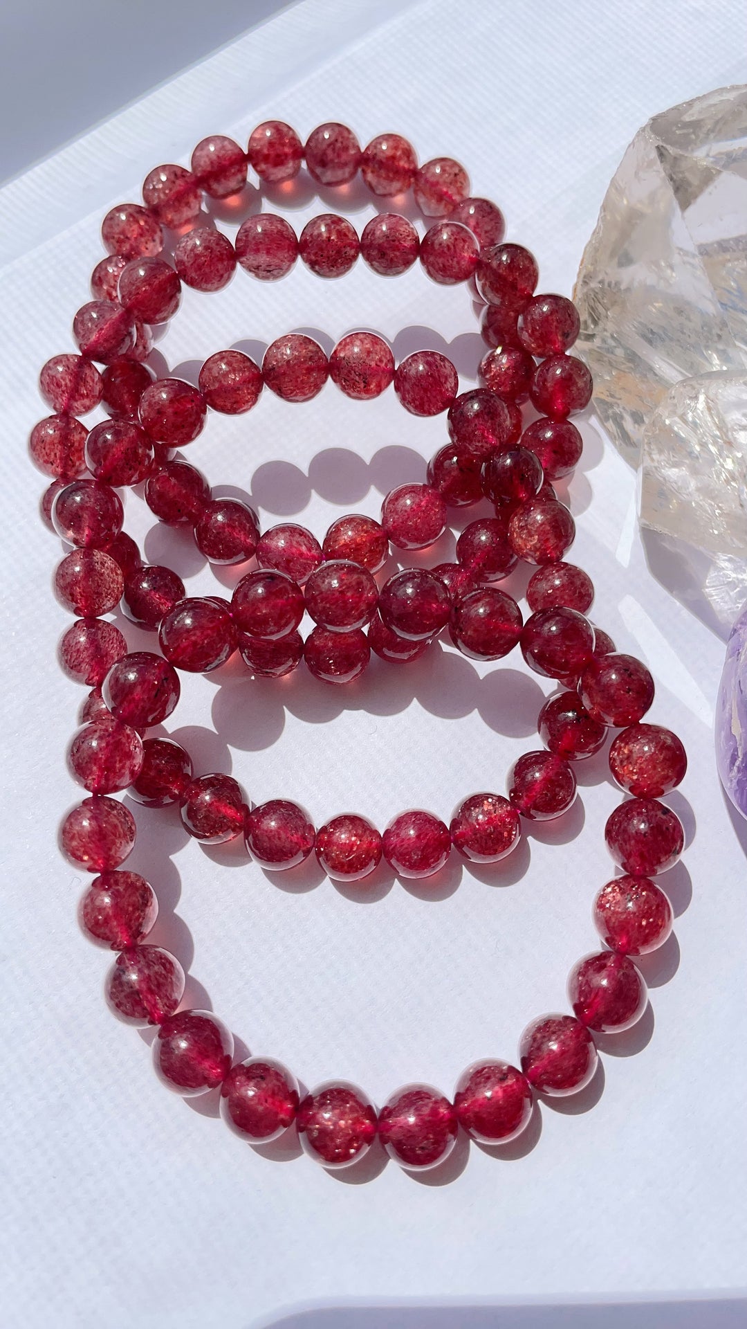 Strawberry Quartz Bracelet