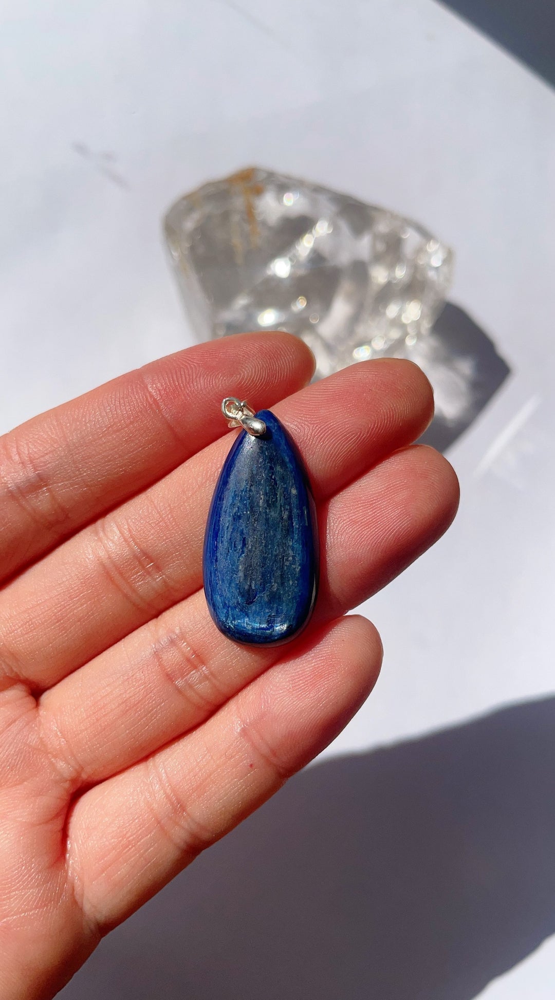 Kyanite Pendant Sterling Silver