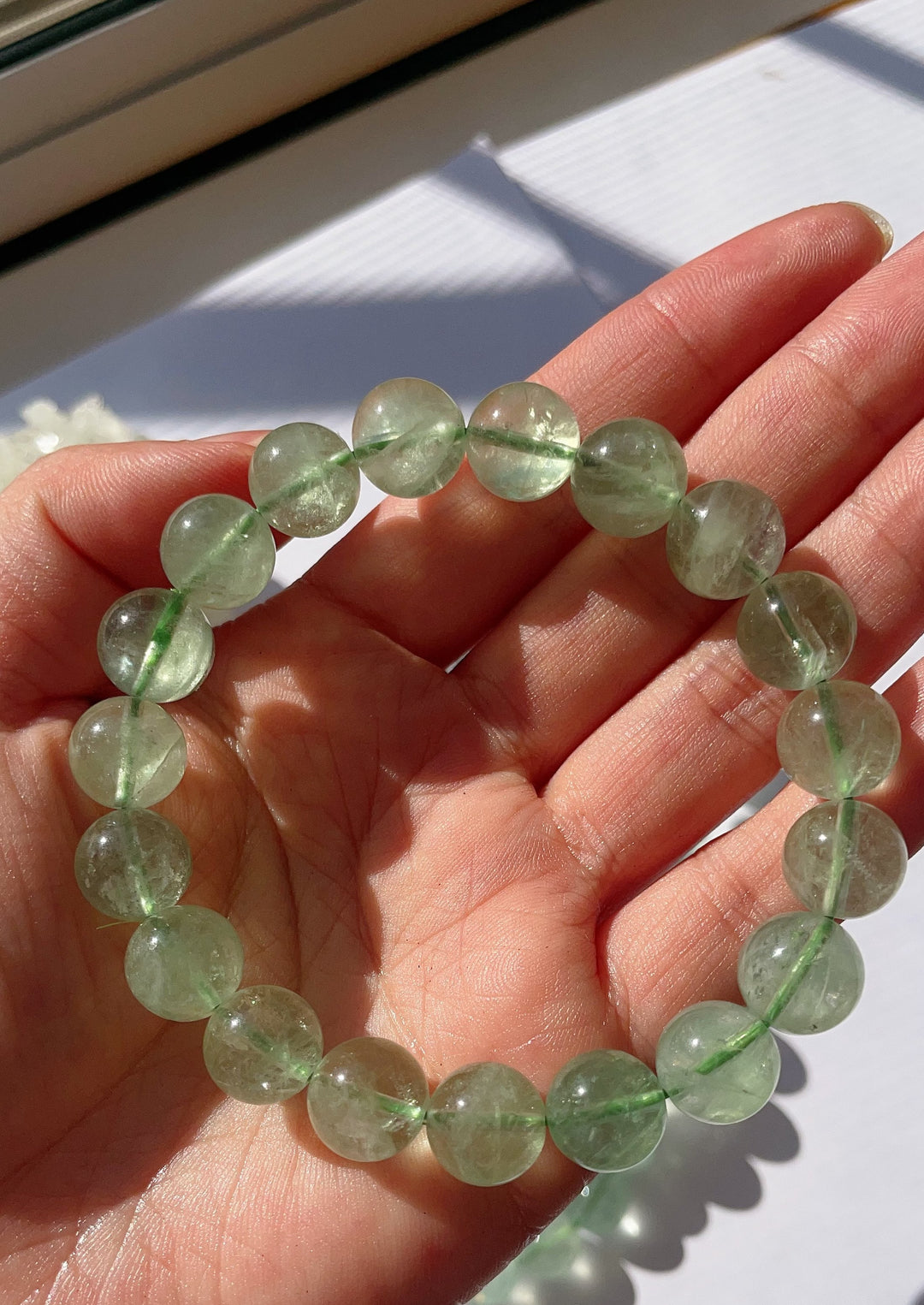 Fluorite Green Bracelet