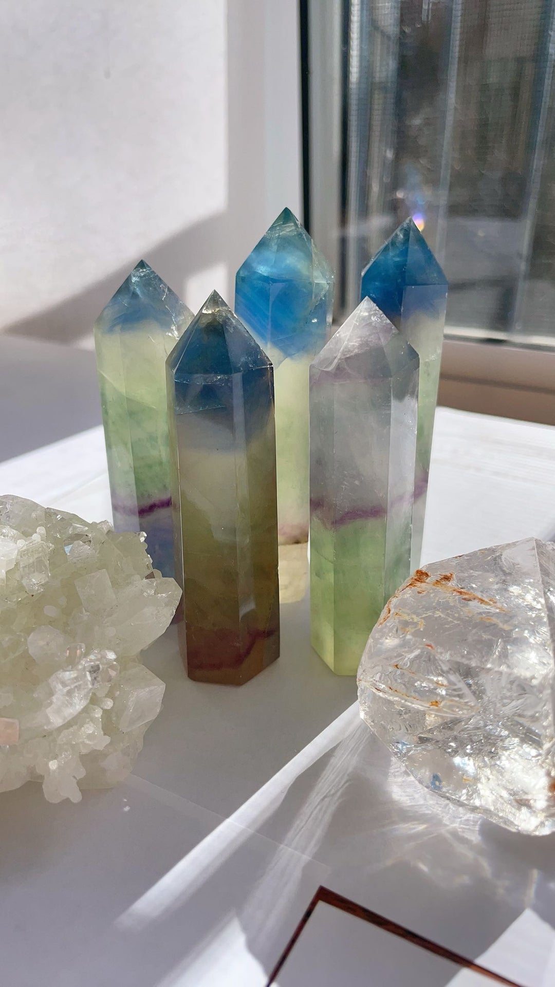 Blue Fluorite Tower