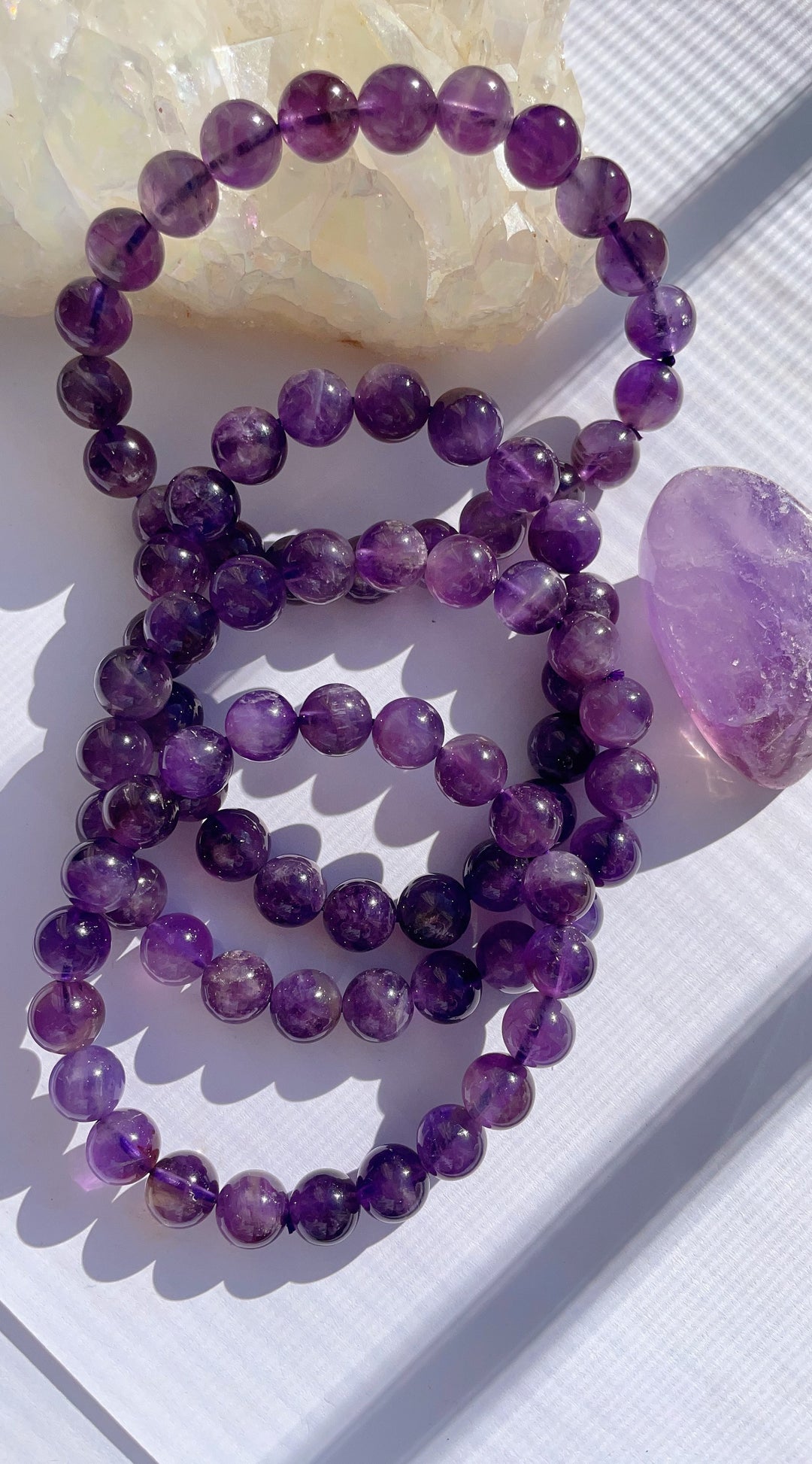 Dark Amethyst Bracelet Vibrant Good Quality Best Value Crystal Bracelet