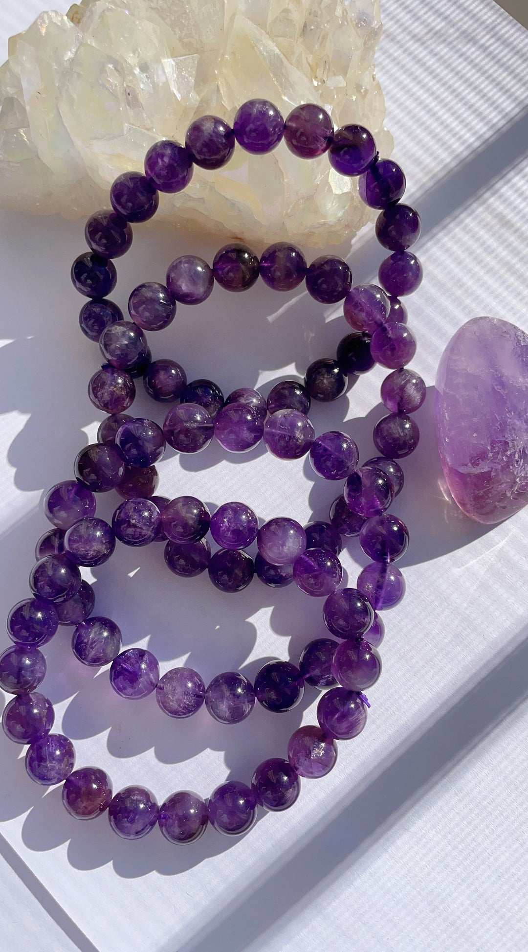 Dark Amethyst Bracelet Vibrant Good Quality Best Value Crystal Bracelet