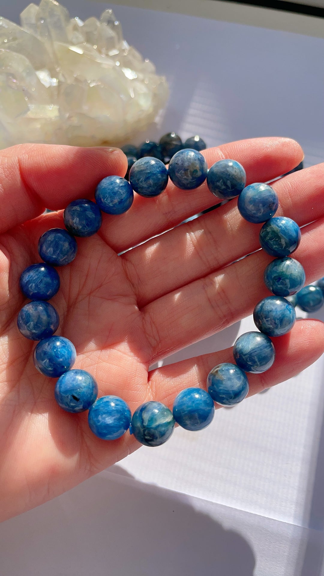 Kyanite Bracelet AAA+++ High Quality Natural Crystal Chakra Balancing