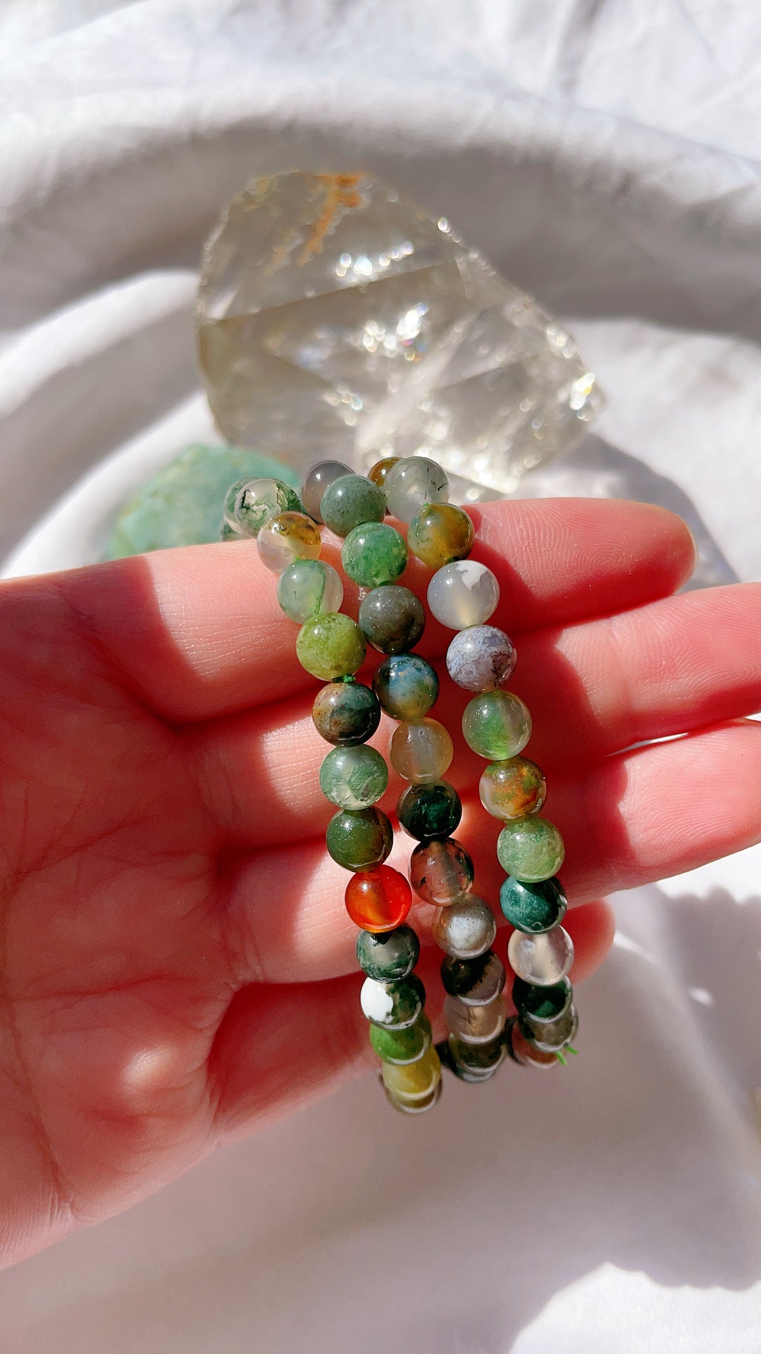 Moss Agate Bracelet