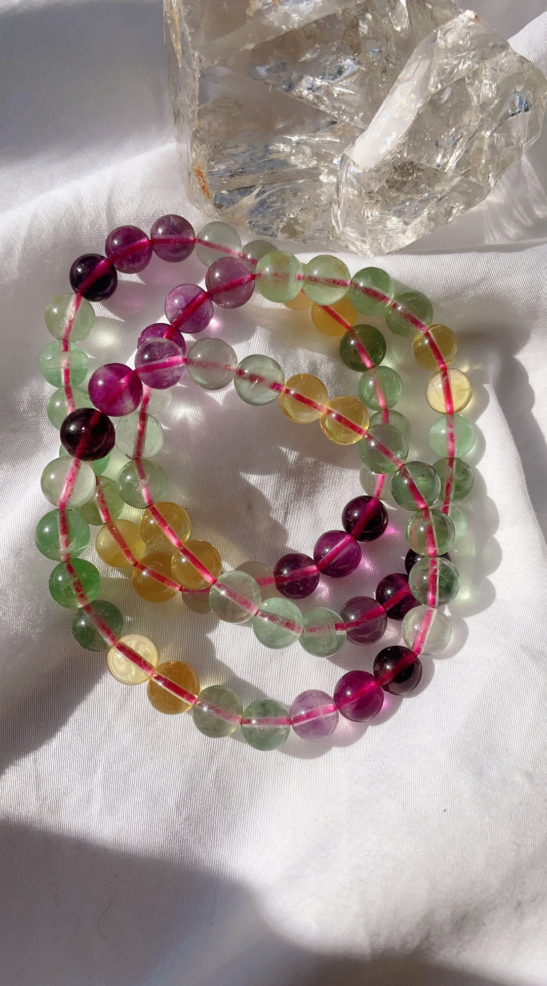 Fluorite Rainbow Bracelet