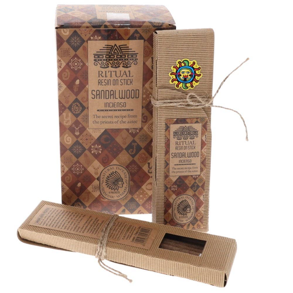 Sandalwood Resin on Stick Incense Shamanic Wisdom