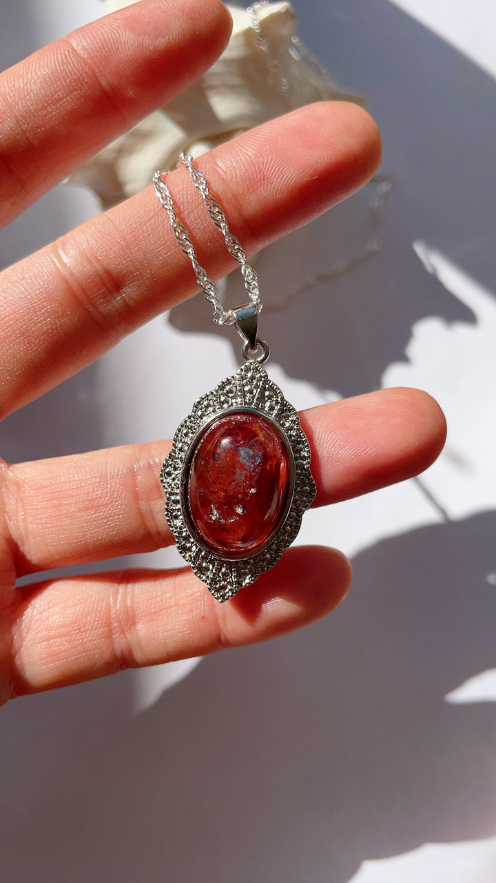 Hematoid (Fire Quartz) Necklace